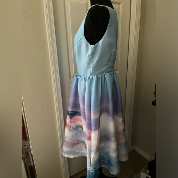 NWOT Her Universe XL runs small Star Wars Bespin Dress blue ombré juniors - Picture 2 of 16